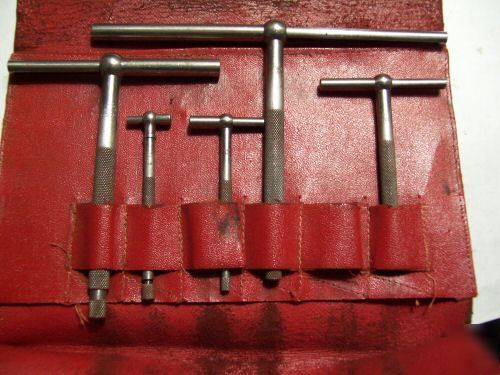 Vintage starrett telescoping hole gage set