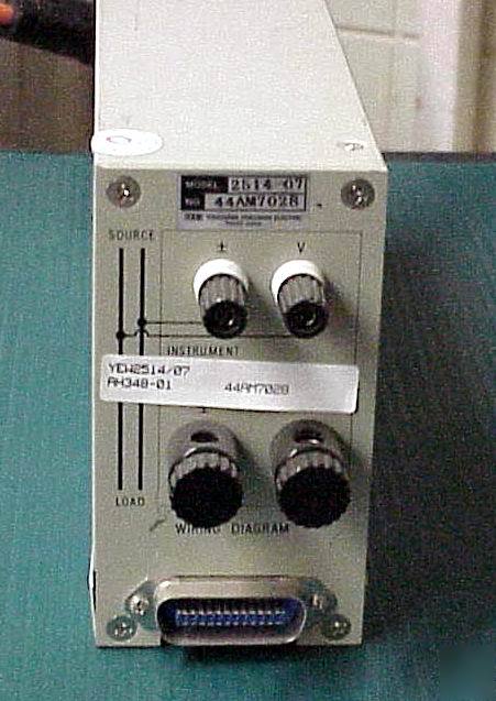 Yokogawa 2514/07 multirange input plug-in module