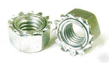 Zinc plated keps kep nut 3/8-16