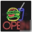  open hamburger led sign (2006)