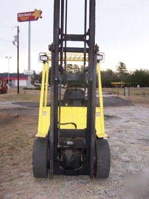 Hyster 6,000 lb cap. diesel solid pneumatic forklift