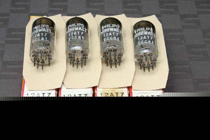 Philips miniwatt ECC81 12AT7 - matched quad - - nos