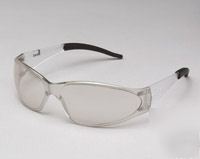 12 safety glasses soft tip clear in out mirror wrap lot