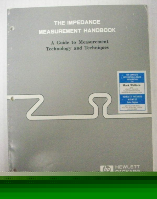 Hp impedance measurement handbook Â©1989