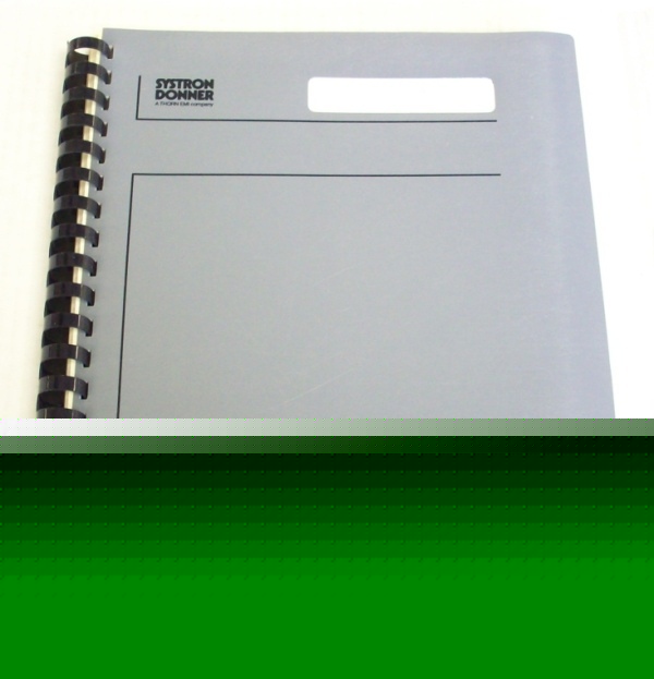 Systron donner 100B op/service manual - $5 shipping 