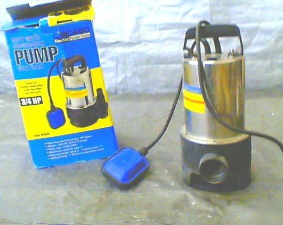 3/4 hp dirty water sump submersible pump tadd