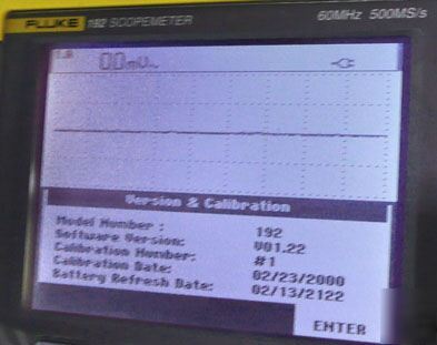 Fluke scopemeter 192 60MHZ excellent 192B