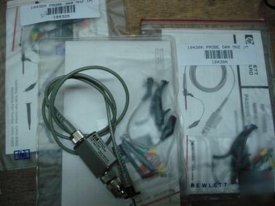 Hp 54501A digital oscilloscope w/ probes & accessories.
