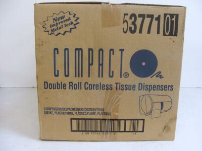 Lot of 8 compact coreless toilet paper dispensers