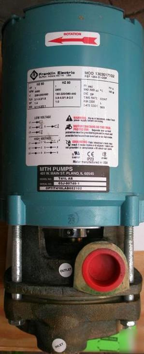 Mth T41-ab all bronze regenerative turbine pump & motor