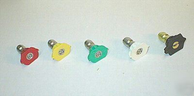 New set of 5 pressure washer spray tips size 4.5